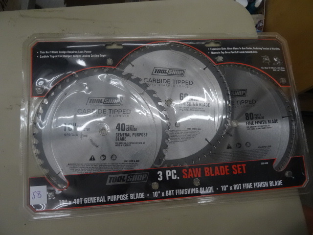 lot 58 image: Saw Blade Set