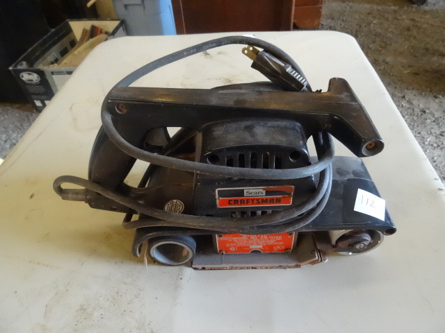lot 112 image: Belt Sander