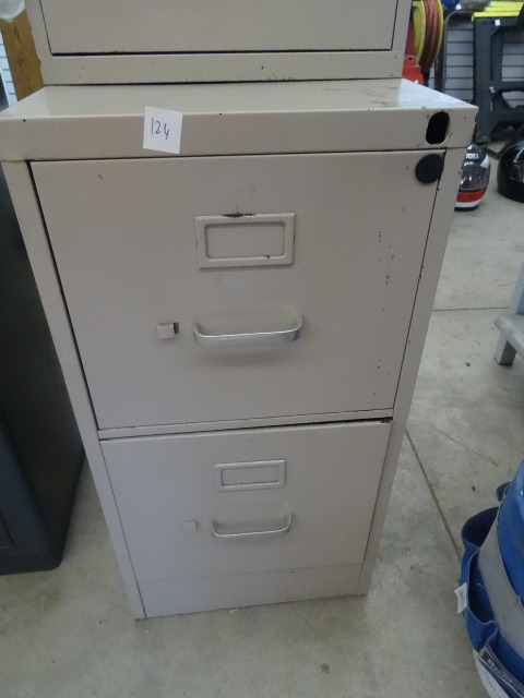 lot 124 image: File Cabinet