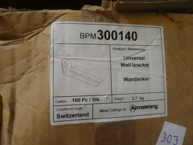 lot 303 image: Wall Brackets
