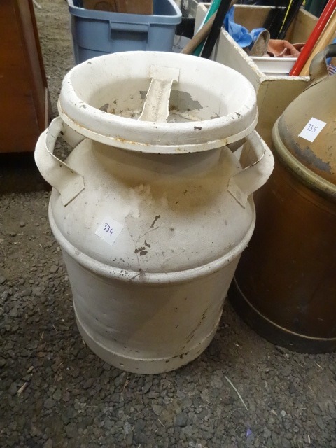 lot 334 image: Milk Can