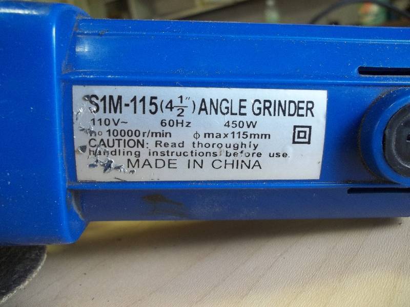 lot 10 image: Angle Grinder