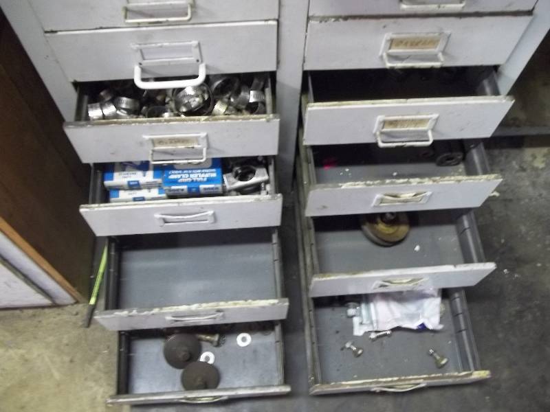lot 138 image: Tool Cabinet with Misc Hardware