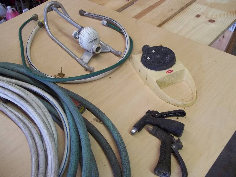 lot 399 image: Hoses with Sprinklers and Sprayers