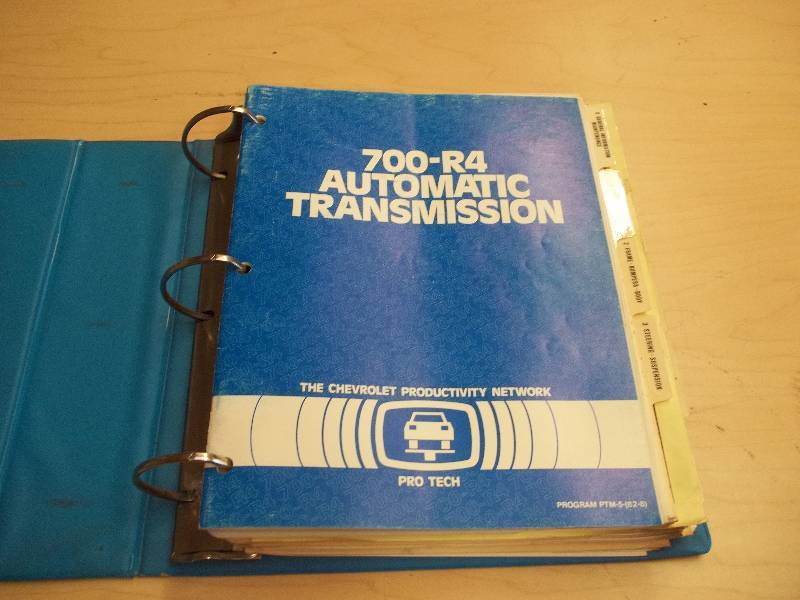 lot 536 image: Chevrolet 1984 Corvette Shop Manual