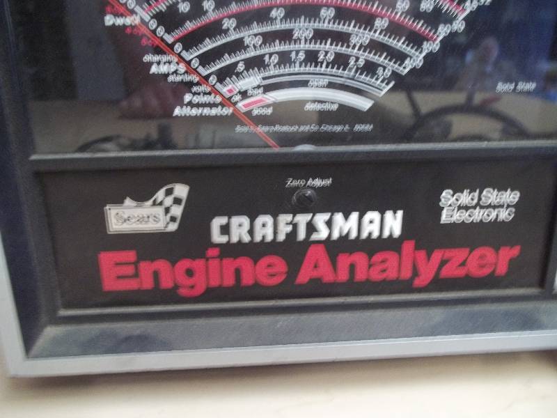 lot 557 image: Craftsman Engine Analyzer