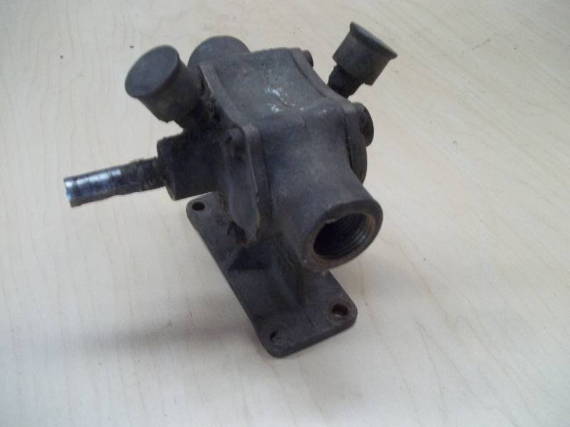 lot 592 image: Vintage Brass Pump