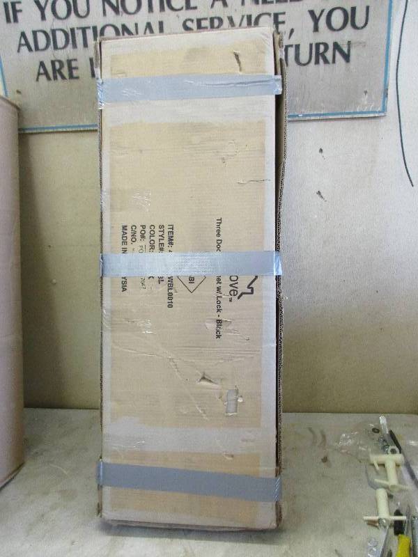 3 door cabinet