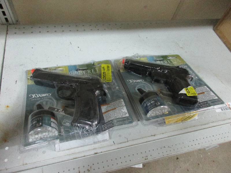2 air soft pistols