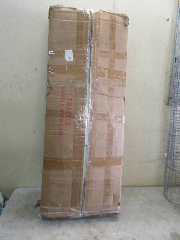Black shelf unit