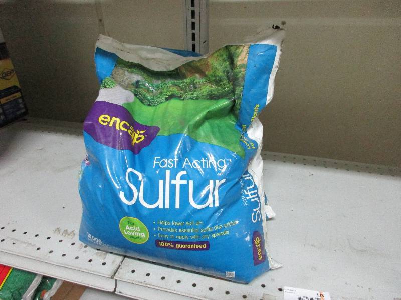 2 bags of sulfur