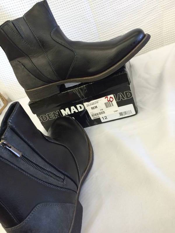 lot 20 image: Steve Madden Mens Belboa Ankle Boot size 12