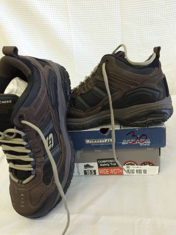 lot 30 image: mens skechers with memory foam  size 10.5