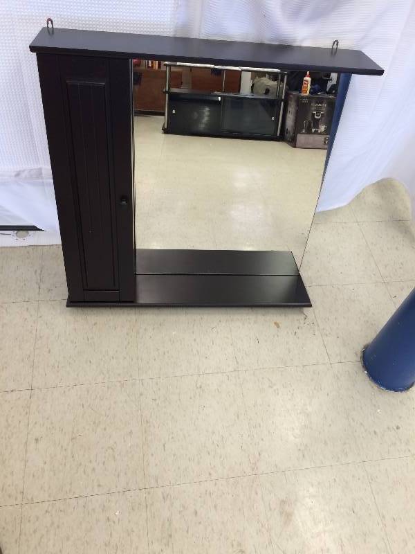 lot 96 image: wall mirror cabinet, new