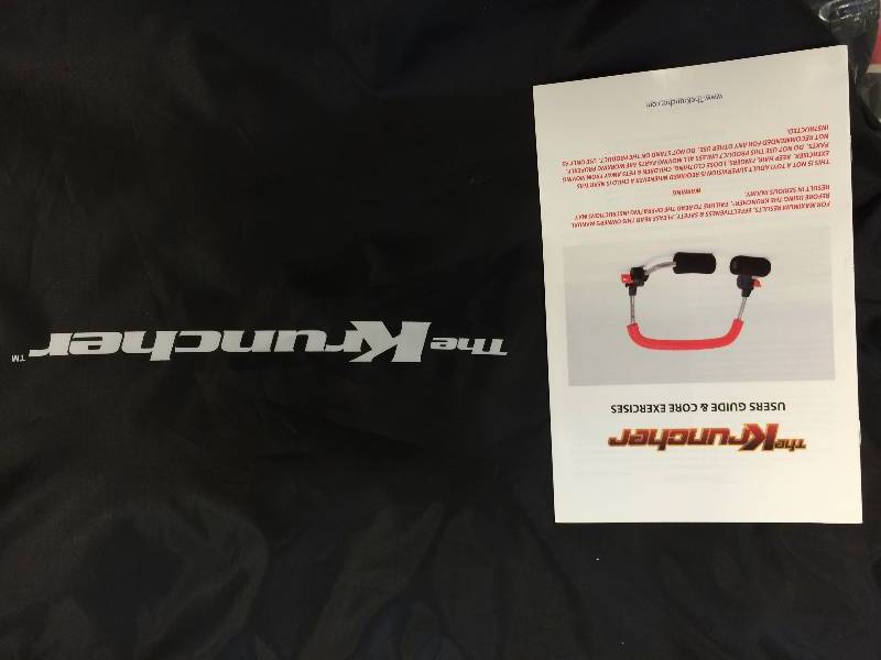 lot 107 image: the kruncher ab exerciser, new