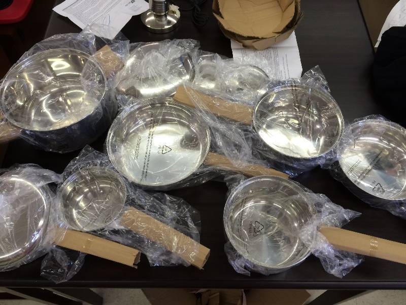 lot 129 image: alcove 11-Pc. Stainless Steel Cookware Set