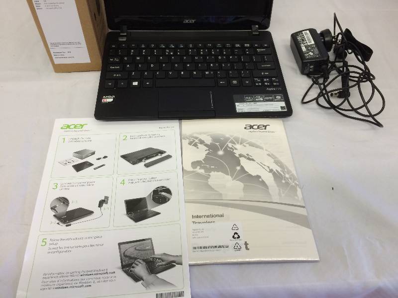 lot 131 image: Acer Aspire NX.MFQAA.005V5-123-3466 11.6-Inch Laptop retail379.99