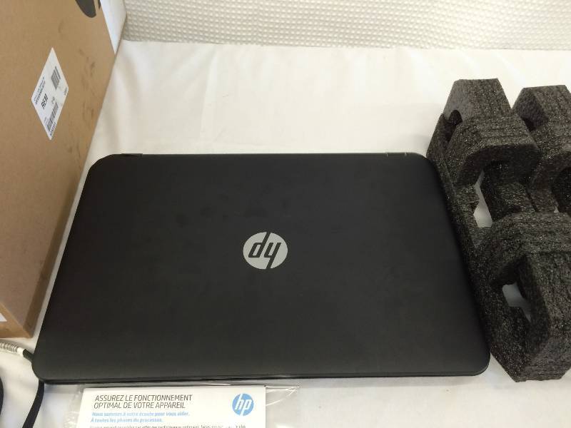 lot 132 image: HP - 15.6 Notebook - 4 GB Memory - 500 GB Hard Drive - Black Licorice retail 375.00