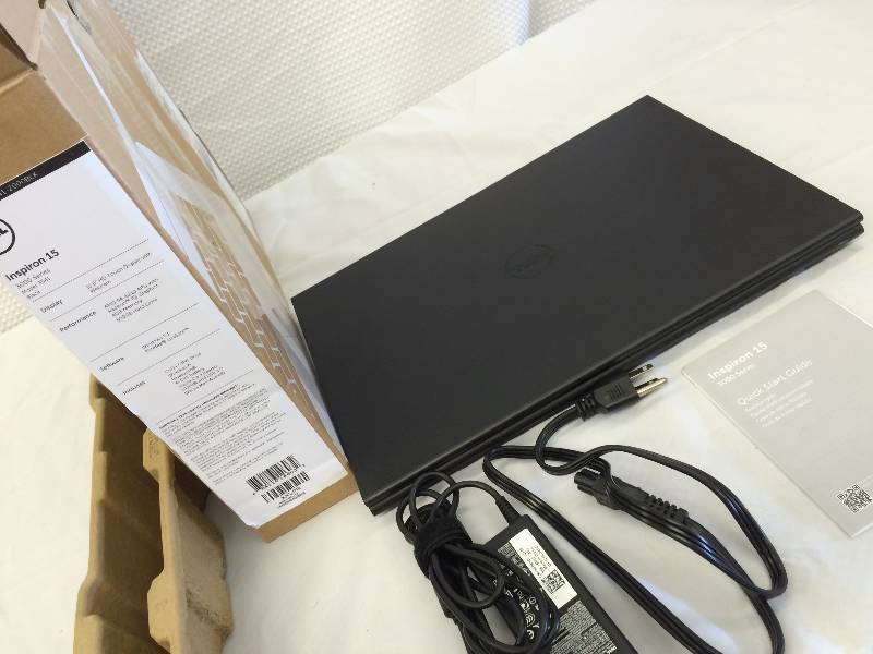 lot 134 image: Dell i3541-2000BLK Inspiron 15 3000 15.6 Touchscreen LED (TrueLife) Notebook - AMD A-Series A4-6210 1.80 GHz - 4 GB RAM - 500 GB HDD - DVD-Writer - AMD Radeon R3 Graphics - 1366 x 768 Display - Bluetooth - Black