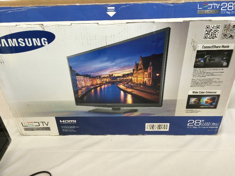 lot 138 image: Samsung UN28H4000 28-Inch 720p 60Hz LED TV (2014 Model)