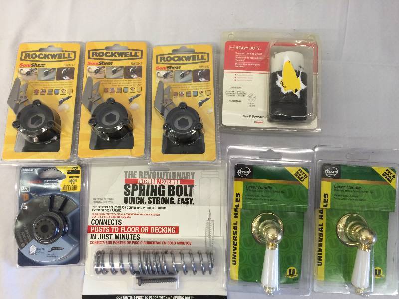 lot 147 image: lot of asst hardware tools accessories rockwell, bosch
