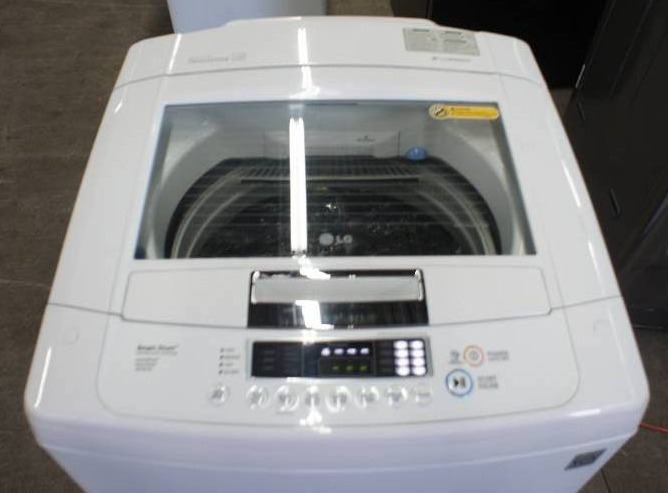 lot 9 image: LG Washer - Model # (WT1101CW)