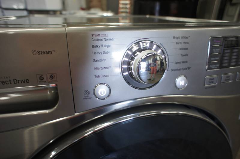 lot 8 image: LG Washer - Model # (WM3570HVA)