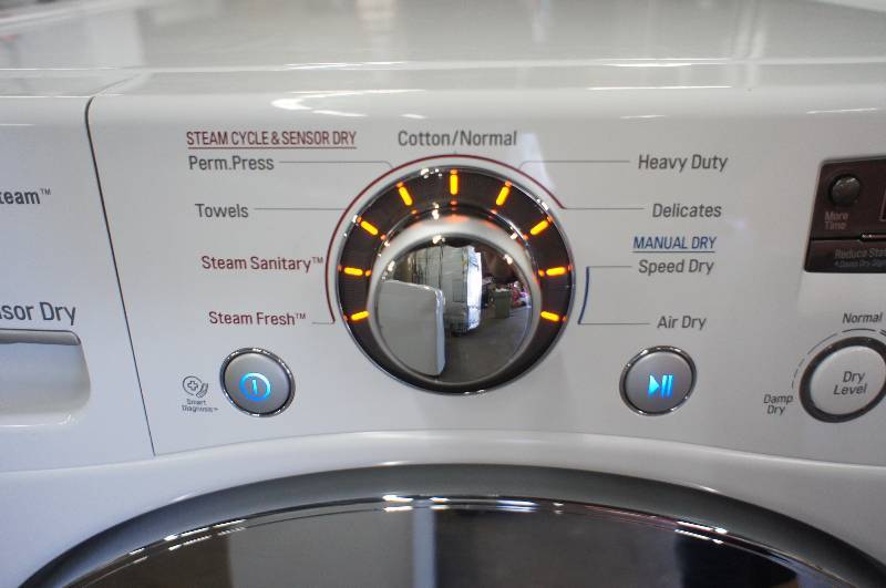 lot 5 image: LG Washer - Model # (WM3250HWA)