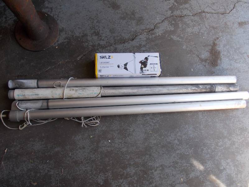 lot 11 image: Flag Pole & Baseball Trainer