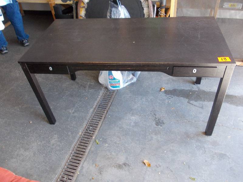 lot 13 image: Writing Desk 59x29-12x 29