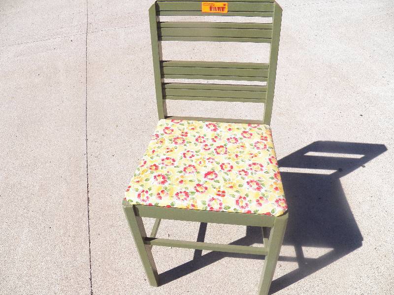 Green kitchen chair