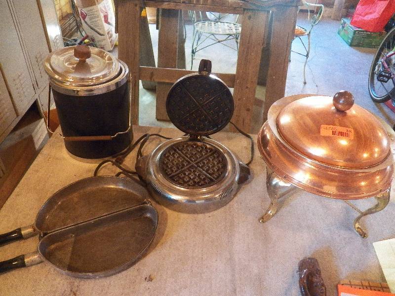 Waffle maker omlete pan Ice bucket Chaffing dish