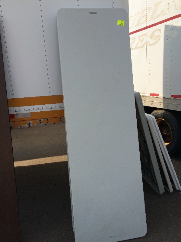 Heavy Duty Plastic Folding Table  with metal frame  96 x 30