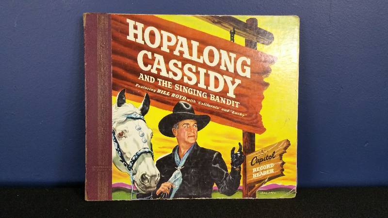 1950 Hopalong Cassidy Storybook & Records