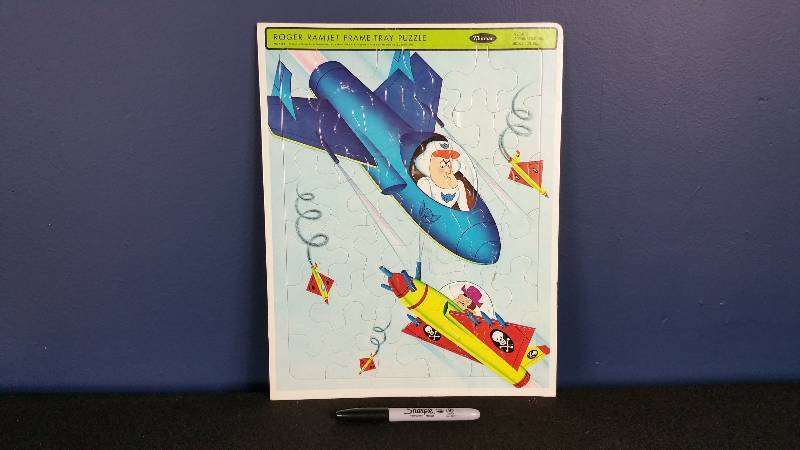 1966 Roger Ramjet Puzzle by Western Printing
