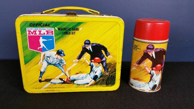 1968 Major League Baseball Metal Lunchbox & Thermos