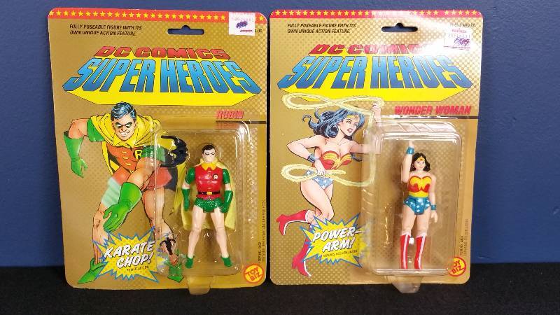 1989 DC Comics Super Heros - Robin & Wonder Woman