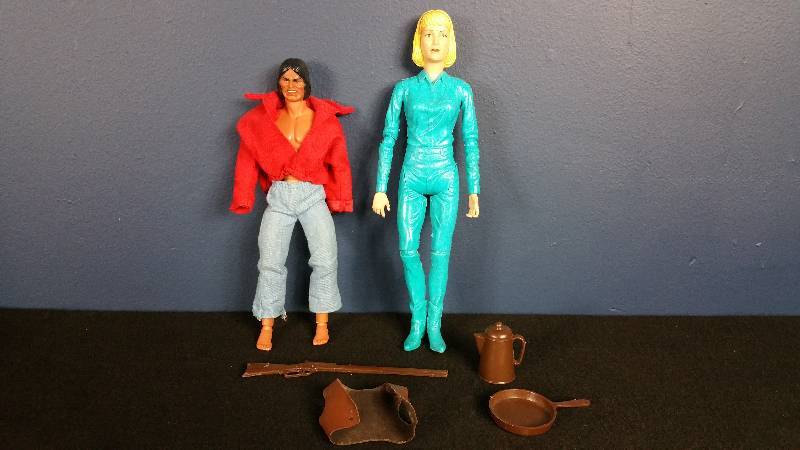 Vintage Action Figures Marx Jane West & Tonto