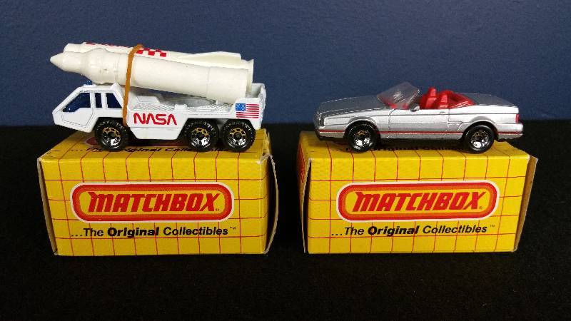 1985 & 1987 Matchbox Cars in Original Boxes