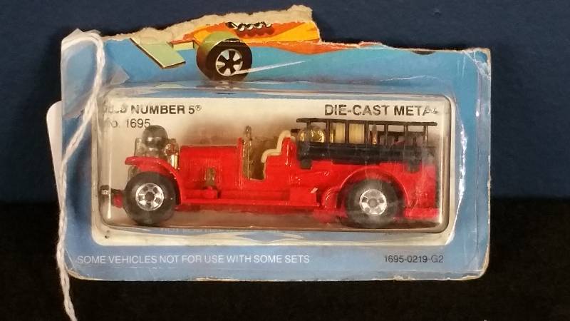 1983 Hotwheels Old Number 5 in Packaging