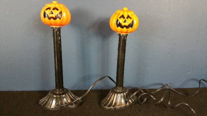 Vintage Pumpking Halloween Lights  Pumpkin Man