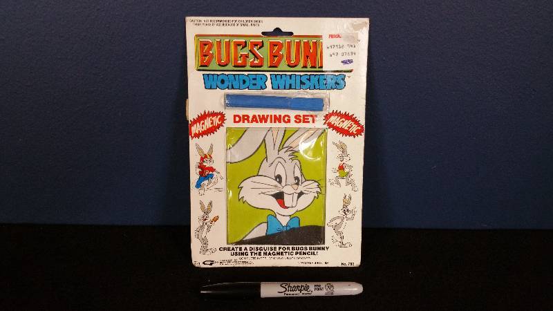 1989 Bugs Bunny Wonder Whiskers Magnetic Drawing