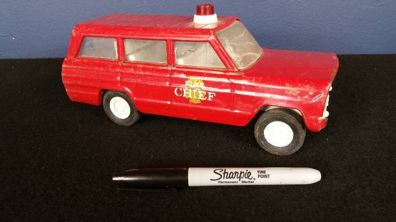 Vintage Tonka Truck Fire Chief w Siren