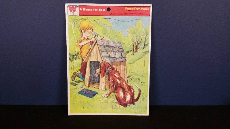 1973 A House for Spot Tray Puzzle