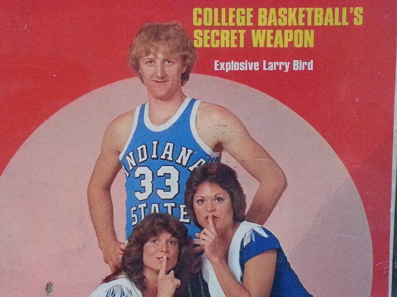 Nov 28th 1977 Larry Bird College Sports Illustrated