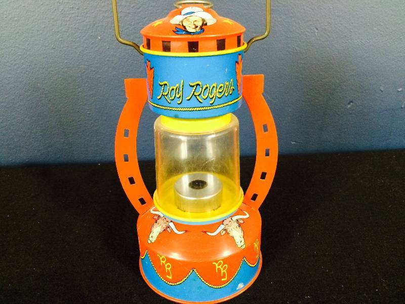 1950s Roy Rogers Tin Horseshoe Lantern