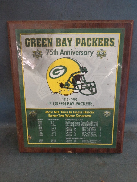 Green Bay Packers Plaque