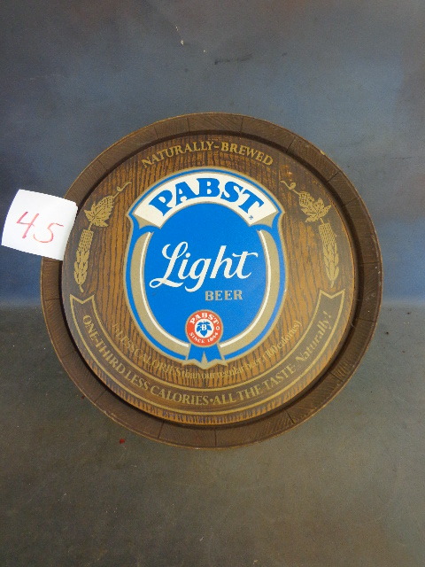 Pabst Light Beer Sign