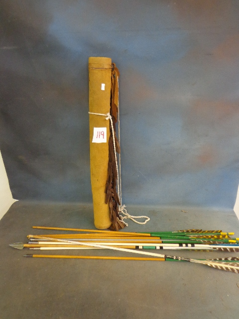 Vintage Arrow Satchel and Arrows