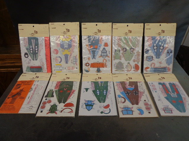 Model Airplanes Jack Armstrong Card Kit